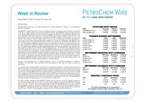 Week in Review | OPIS PetroChem Wire Reports